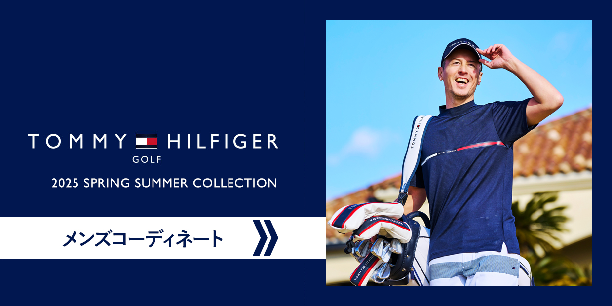 TOMMY HILFIGER GOLF 2025 SPRING メンズコーディネートを見る