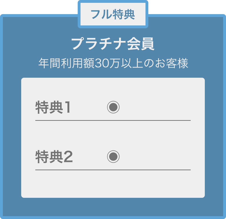 プラチナ会員