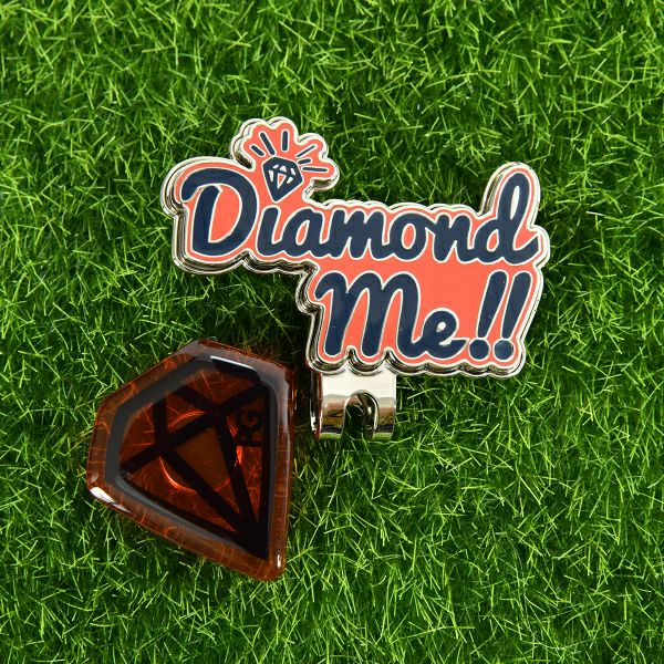 パーリーゲイツ PEARLY GATES メンズ レディース ユニセックス ダイヤモンドモチーフ マーカー (ダイヤモンドシリーズ) PAMG1PKF 詳細2