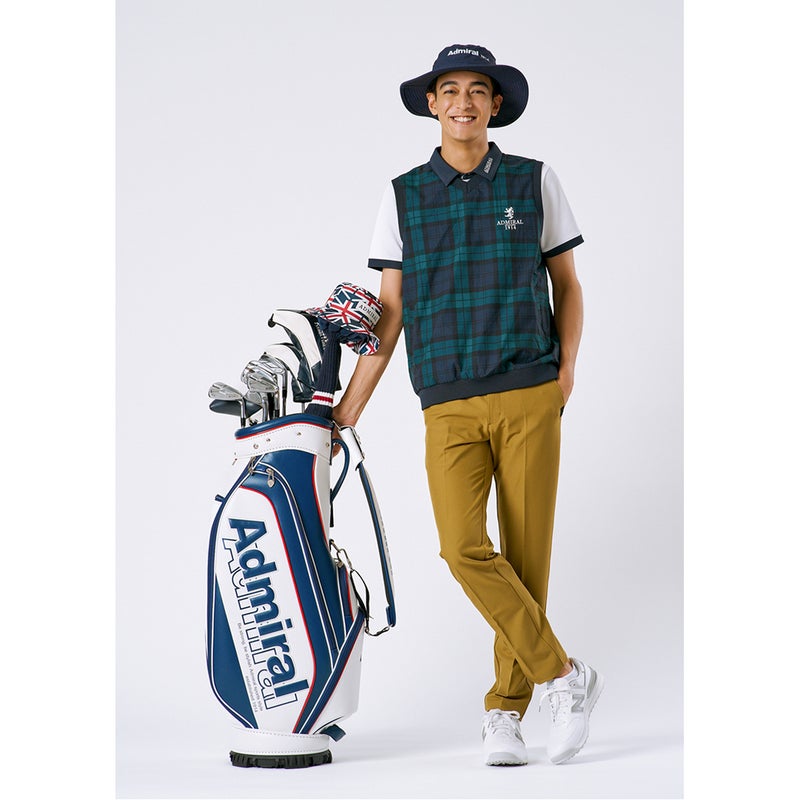 アドミラルゴルフ Admiral GOLF  メンズ レディース ユニセックス パターカバー ブレード用 ADMG2BH5 ネイビー 使用例1