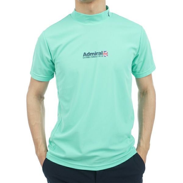 アドミラル ゴルフ Admiral GOLF メンズ メンズ ベーシックフロントロゴ モックネックシャツ ADMA313 詳細8