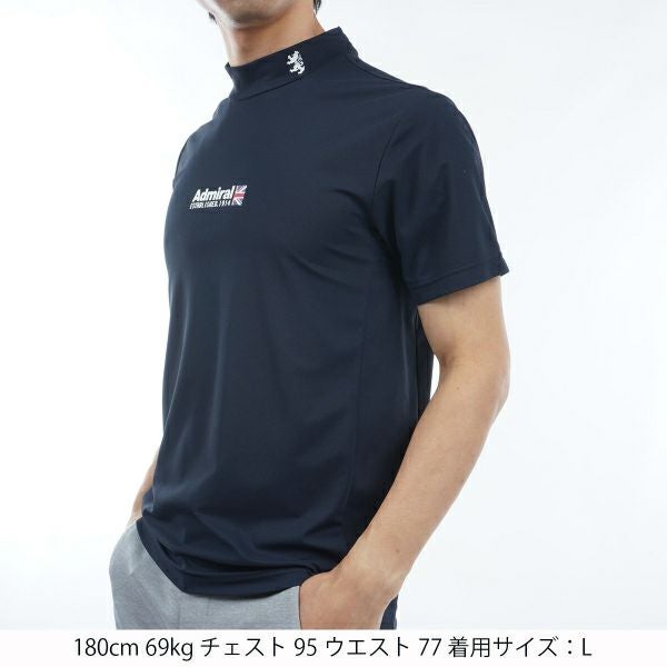 アドミラル ゴルフ Admiral GOLF メンズ メンズ ベーシックフロントロゴ モックネックシャツ ADMA313 詳細16