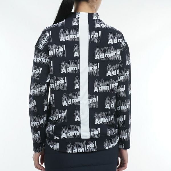 アドミラル ゴルフ Admiral GOLF レディース レディース モーションロゴ　ロングスリーブ　モックネックシャツ ADLA356 詳細5