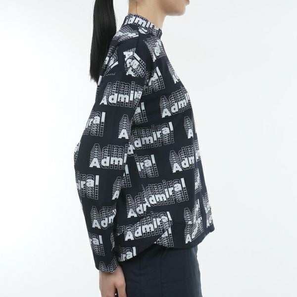 アドミラル ゴルフ Admiral GOLF レディース レディース モーションロゴ　ロングスリーブ　モックネックシャツ ADLA356 詳細11