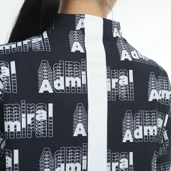 アドミラル ゴルフ Admiral GOLF レディース レディース モーションロゴ　ロングスリーブ　モックネックシャツ ADLA356 詳細13