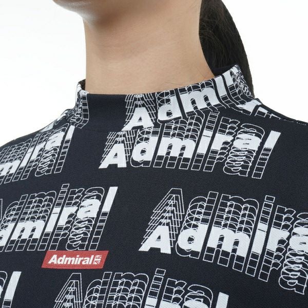 アドミラル ゴルフ Admiral GOLF レディース レディース モーションロゴ　ロングスリーブ　モックネックシャツ ADLA356 詳細14