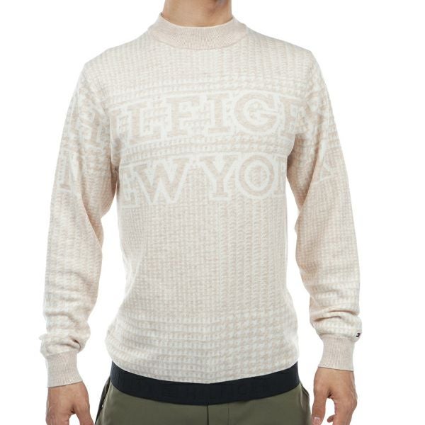 トミー ヒルフィガー ゴルフ Tommy Hilfiger Golf メンズ メンズハウンドトゥース クルーネックセーター THMA374 詳細1