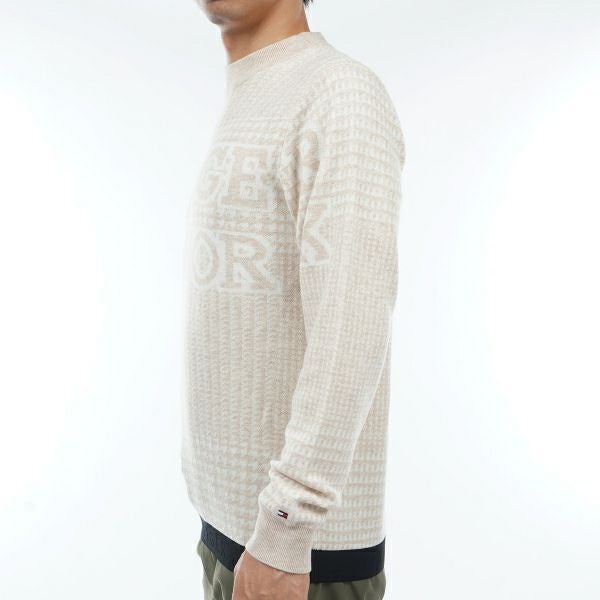 トミー ヒルフィガー ゴルフ Tommy Hilfiger Golf メンズ メンズハウンドトゥース クルーネックセーター THMA374 詳細10