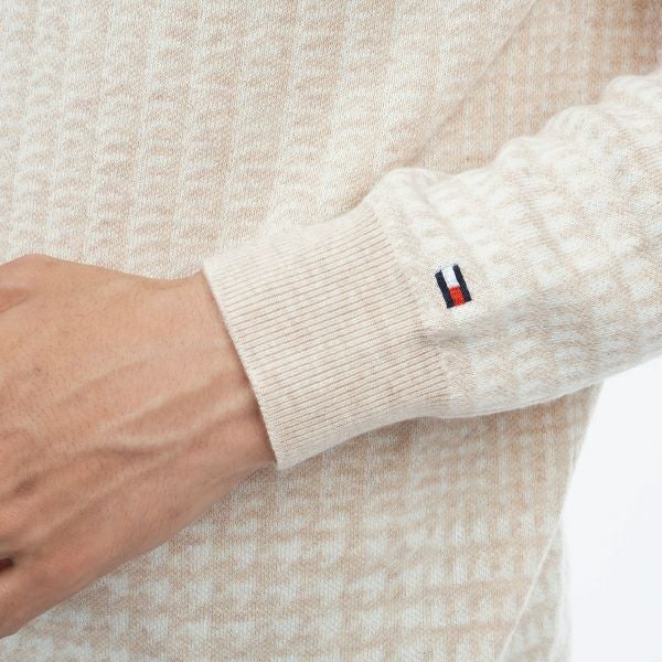 トミー ヒルフィガー ゴルフ Tommy Hilfiger Golf メンズ メンズハウンドトゥース クルーネックセーター THMA374 詳細13