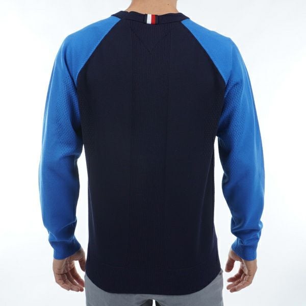 トミー ヒルフィガー ゴルフ Tommy Hilfiger Golf メンズ メンズ フロントロゴ クルーネックセーター THMA401 詳細12