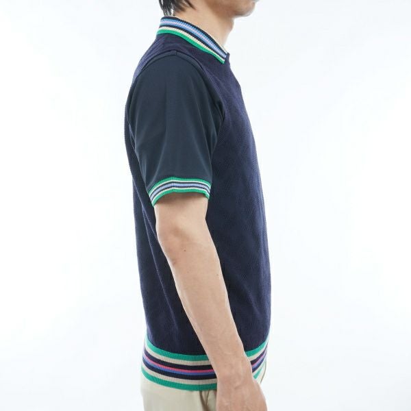 トミー ヒルフィガー ゴルフ Tommy Hilfiger Golf メンズ メンズ THモノグラム クルーネックベスト THMA402 詳細14