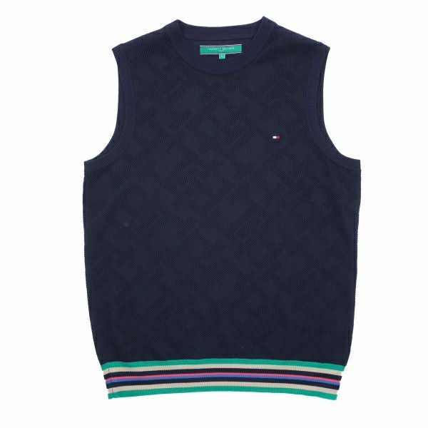 トミー ヒルフィガー ゴルフ Tommy Hilfiger Golf メンズ メンズ THモノグラム クルーネックベスト THMA402 詳細21