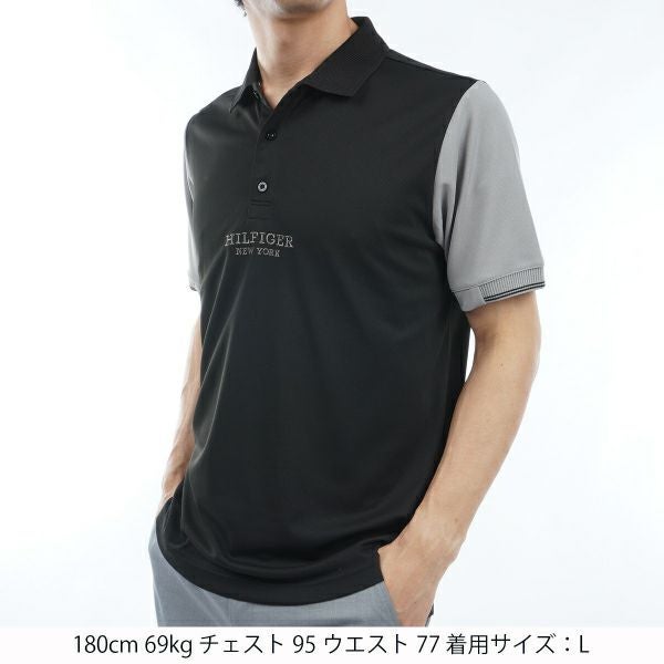 トミー ヒルフィガー ゴルフ Tommy Hilfiger Golf メンズ メンズ カラーブロック 半袖ポロシャツ THMA403 詳細9