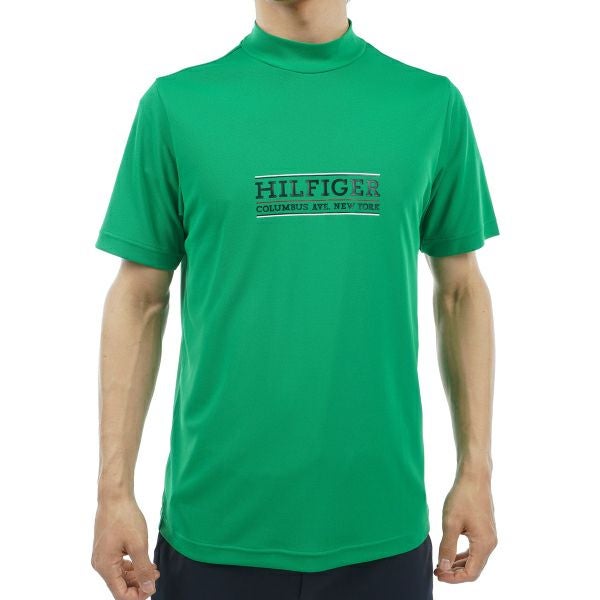 トミー ヒルフィガー ゴルフ Tommy Hilfiger Golf メンズ メンズ フロントロゴ 半袖モックネックシャツ THMA404 詳細1