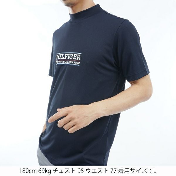 トミー ヒルフィガー ゴルフ Tommy Hilfiger Golf メンズ メンズ フロントロゴ 半袖モックネックシャツ THMA404 詳細12