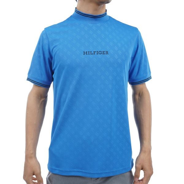 トミー ヒルフィガー ゴルフ Tommy Hilfiger Golf メンズ メンズ THモノグラム 半袖モックネックシャツ THMA408 詳細4