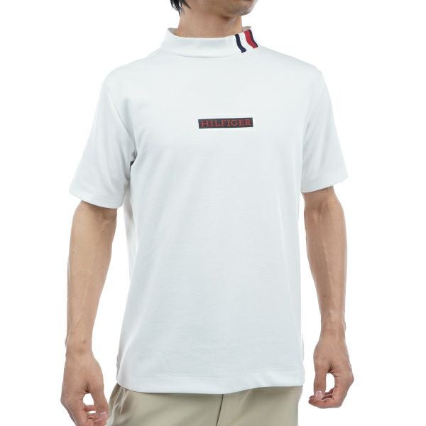 トミー ヒルフィガー ゴルフ Tommy Hilfiger Golf メンズ メンズ ボックスロゴ 半袖モックネックシャツ THMA412 詳細1