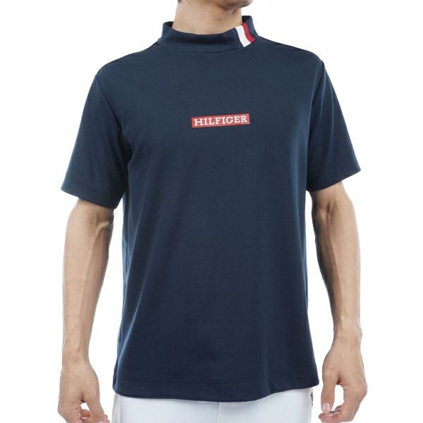 トミー ヒルフィガー ゴルフ Tommy Hilfiger Golf メンズ メンズ ボックスロゴ 半袖モックネックシャツ THMA412 詳細3