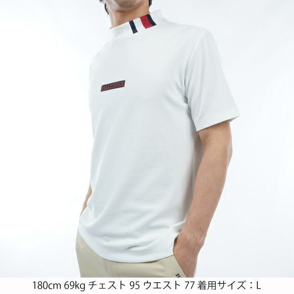 トミー ヒルフィガー ゴルフ Tommy Hilfiger Golf メンズ メンズ ボックスロゴ 半袖モックネックシャツ THMA412 詳細4