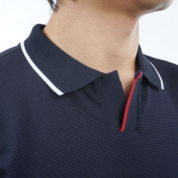 トミー ヒルフィガー ゴルフ Tommy Hilfiger Golf メンズ メンズ トラックグラフィック 半袖スキッパーシャツ THMA414 詳細14
