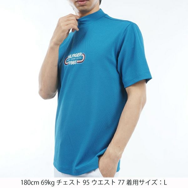 トミー ヒルフィガー ゴルフ Tommy Hilfiger Golf メンズ メンズ トラックグラフィック 半袖モックネックシャツ THMA416 詳細8