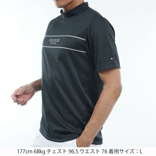 トミー ヒルフィガー ゴルフ Tommy Hilfiger Golf メンズ メンズ パネルストライプ 半袖モックネックシャツ THMA420 詳細11