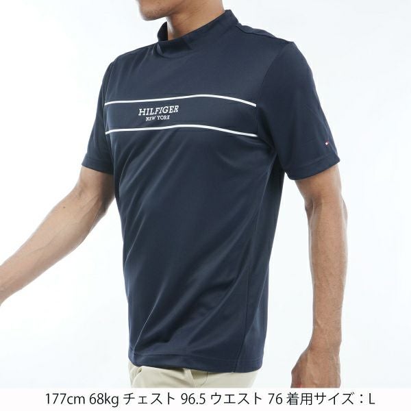 トミー ヒルフィガー ゴルフ Tommy Hilfiger Golf メンズ メンズ パネルストライプ 半袖モックネックシャツ THMA420 詳細13