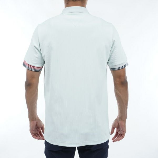 トミー ヒルフィガー ゴルフ Tommy Hilfiger Golf メンズ メンズ トリコットストライプ 半袖シャツ THMA421 詳細8