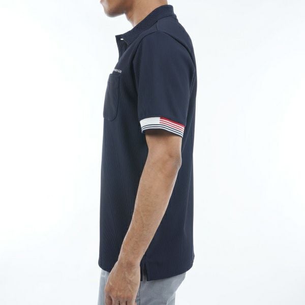 トミー ヒルフィガー ゴルフ Tommy Hilfiger Golf メンズ メンズ トリコットストライプ 半袖シャツ THMA421 詳細13