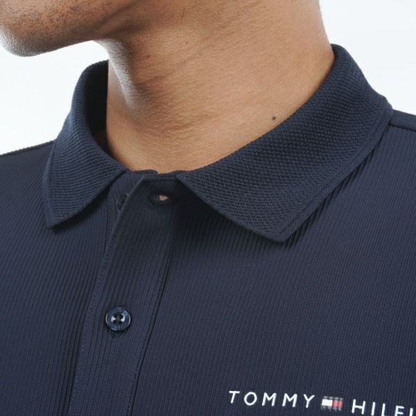 トミー ヒルフィガー ゴルフ Tommy Hilfiger Golf メンズ メンズ トリコットストライプ 半袖シャツ THMA421 詳細17