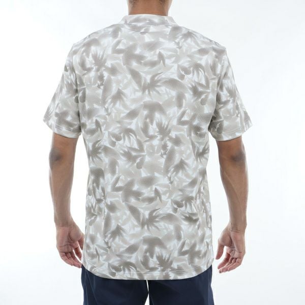 トミー ヒルフィガー ゴルフ Tommy Hilfiger Golf メンズ メンズ 木漏れ日リーフ 半袖モックシャツ THMA435 詳細7