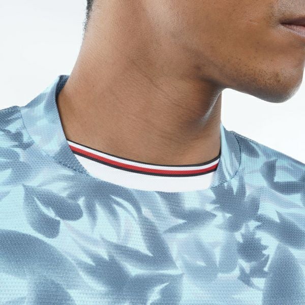 トミー ヒルフィガー ゴルフ Tommy Hilfiger Golf メンズ メンズ 木漏れ日リーフ 半袖モックシャツ THMA435 詳細15