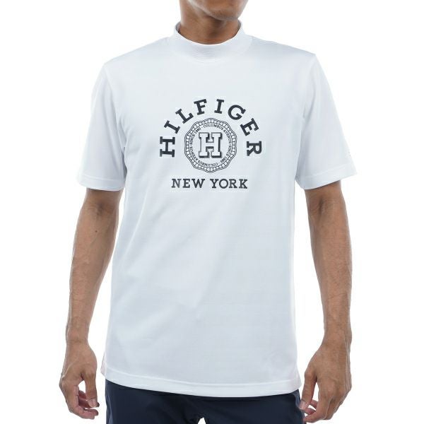 トミー ヒルフィガー ゴルフ Tommy Hilfiger Golf メンズ メンズ カレッジロゴ 半袖モックシャツ THMA437 詳細2