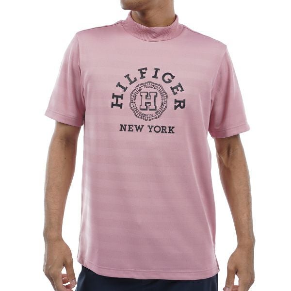 トミー ヒルフィガー ゴルフ Tommy Hilfiger Golf メンズ メンズ カレッジロゴ 半袖モックシャツ THMA437 詳細4