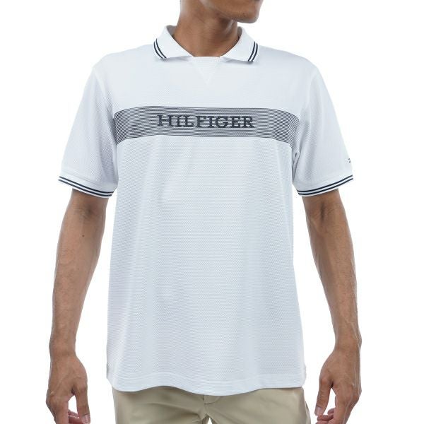 トミー ヒルフィガー ゴルフ Tommy Hilfiger Golf メンズ メンズ ビッグ鹿の子 半袖ガゼットポロシャツ THMA439 詳細2