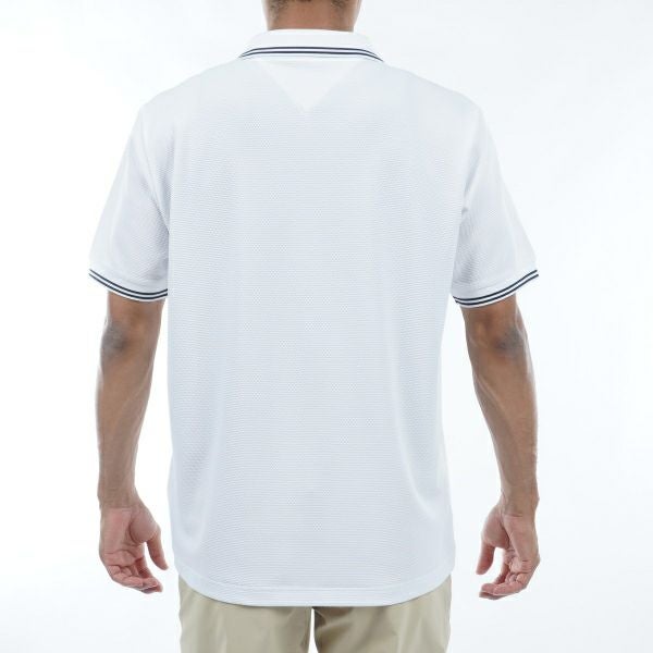 トミー ヒルフィガー ゴルフ Tommy Hilfiger Golf メンズ メンズ ビッグ鹿の子 半袖ガゼットポロシャツ THMA439 詳細9