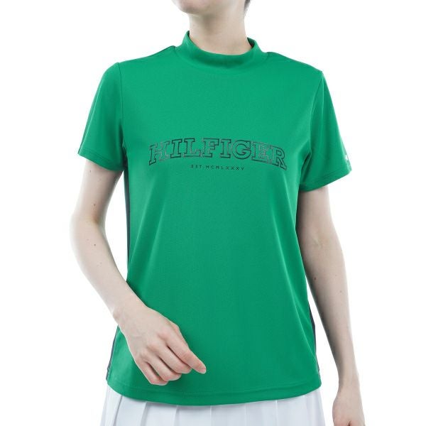 トミー ヒルフィガー ゴルフ Tommy Hilfiger Golf レディース レディース アーチロゴ 半袖モックシャツ THLA401 詳細5