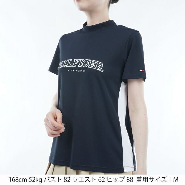 トミー ヒルフィガー ゴルフ Tommy Hilfiger Golf レディース レディース アーチロゴ 半袖モックシャツ THLA401 詳細8