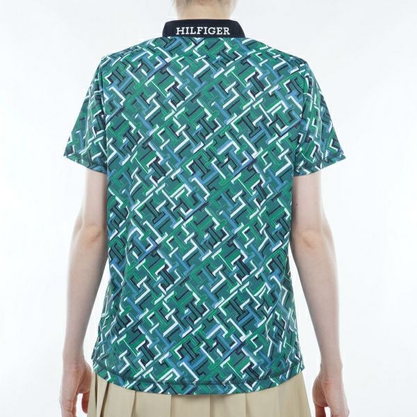 トミー ヒルフィガー ゴルフ Tommy Hilfiger Golf レディース レディース THモノグラム 半袖モックシャツ THLA402 詳細6
