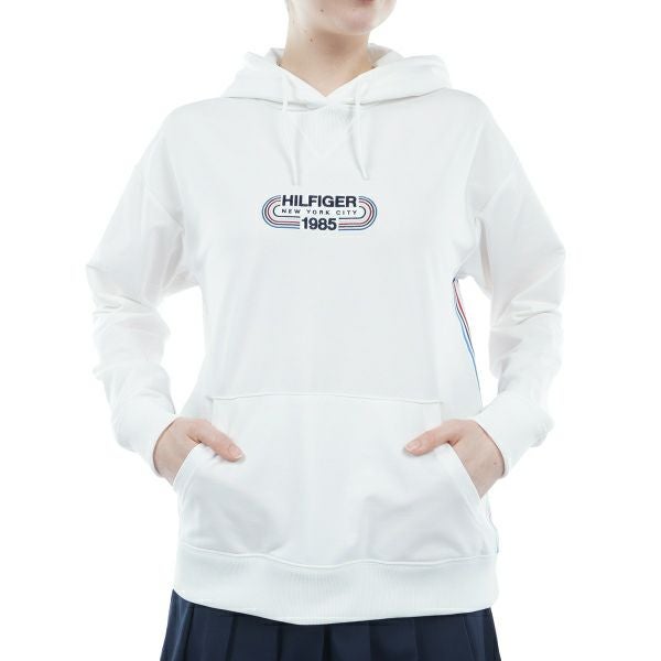 トミー ヒルフィガー ゴルフ Tommy Hilfiger Golf レディース レディース トラックロゴ フーディーライトスウェット THLA407 詳細1