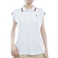 トミー ヒルフィガー ゴルフ Tommy Hilfiger Golf レディース レディース トリコロール フレンチスリーブシャツ THLA409 詳細2