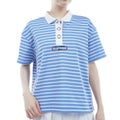 トミー ヒルフィガー ゴルフ Tommy Hilfiger Golf レディース レディース ボーダー リラックスポロシャツ THLA410 詳細1