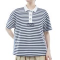 トミー ヒルフィガー ゴルフ Tommy Hilfiger Golf レディース レディース ボーダー リラックスポロシャツ THLA410 詳細2