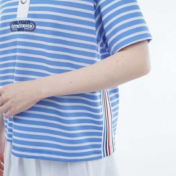 トミー ヒルフィガー ゴルフ Tommy Hilfiger Golf レディース レディース ボーダー リラックスポロシャツ THLA410 詳細13