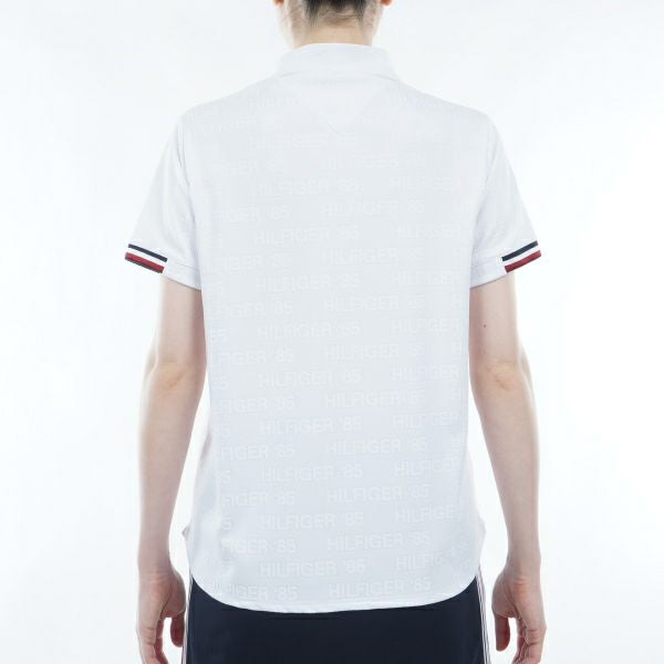 トミー ヒルフィガー ゴルフ Tommy Hilfiger Golf レディース レディース エンボスロゴジャカード 半袖モックシャツ THLA411 詳細6