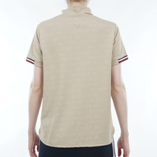 トミー ヒルフィガー ゴルフ Tommy Hilfiger Golf レディース レディース エンボスロゴジャカード 半袖モックシャツ THLA411 詳細8