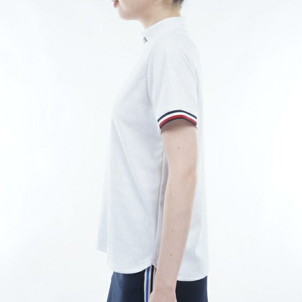 トミー ヒルフィガー ゴルフ Tommy Hilfiger Golf レディース レディース エンボスロゴジャカード 半袖モックシャツ THLA411 詳細13
