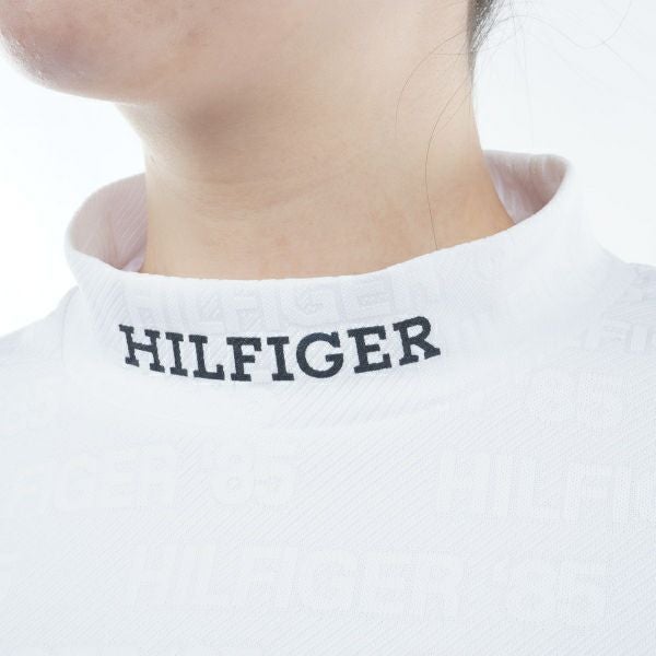 トミー ヒルフィガー ゴルフ Tommy Hilfiger Golf レディース レディース エンボスロゴジャカード 半袖モックシャツ THLA411 詳細16