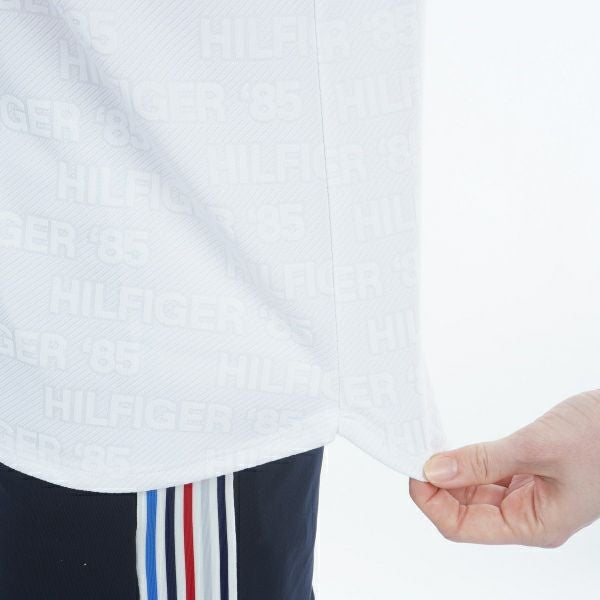 トミー ヒルフィガー ゴルフ Tommy Hilfiger Golf レディース レディース エンボスロゴジャカード 半袖モックシャツ THLA411 詳細18
