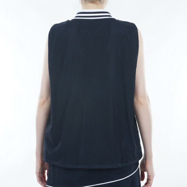 トミー ヒルフィガー ゴルフ Tommy Hilfiger Golf レディース レディース レース ノースリーブVネックシャツ THLA412 詳細4